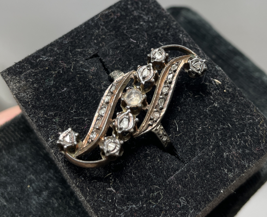 OSMANLI DÖNEMİ GİRİT İŞİ NADİR ELMAS YÜZÜK