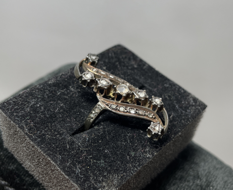 OSMANLI DÖNEMİ GİRİT İŞİ NADİR ELMAS YÜZÜK