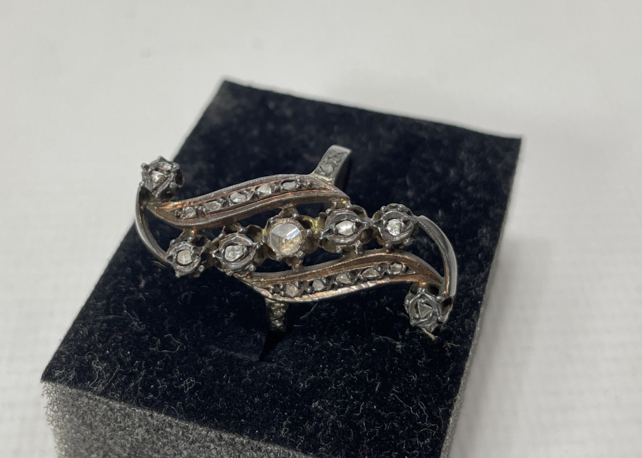 OSMANLI DÖNEMİ GİRİT İŞİ NADİR ELMAS YÜZÜK