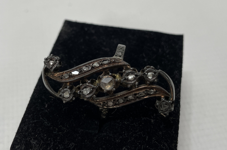 OSMANLI DÖNEMİ GİRİT İŞİ NADİR ELMAS YÜZÜK