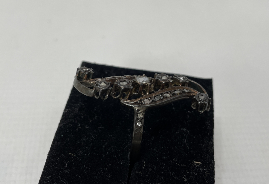 OSMANLI DÖNEMİ GİRİT İŞİ NADİR ELMAS YÜZÜK