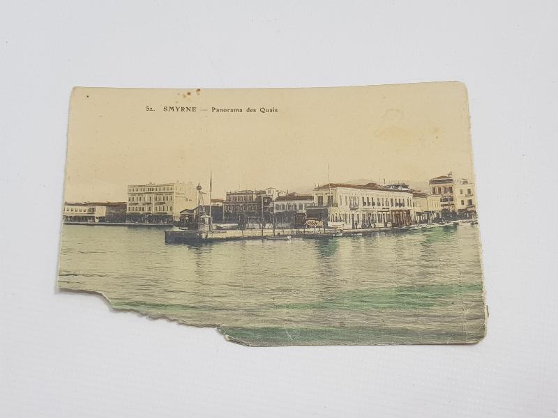 OSMANLI DÖNEMİ İKİ ADET İZMİR KARTPOSTALI 