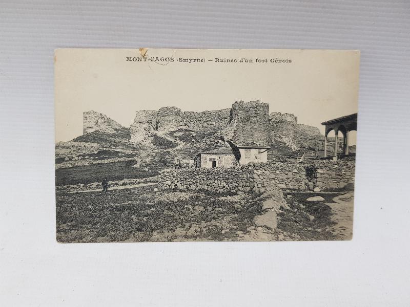 OSMANLI DÖNEMİ İZMİR KADİFEKALE - SMYRNE MONT PAGOS 