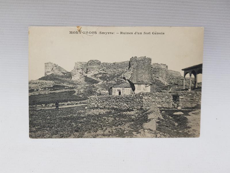 OSMANLI DÖNEMİ İZMİR KADİFEKALE - SMYRNE MONT PAGOS 