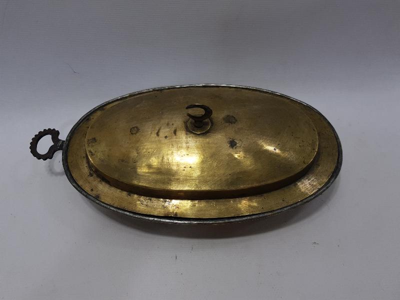 OSMANLI DÖNEMİ KAPAĞI HİLAL TUTAMAÇLI PİRİNÇ PİLAVLIK 