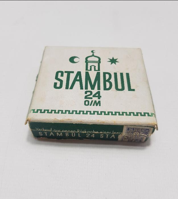 OSMANLI DÖNEMİ STAMBUL MARKA SİGARA KUTUSU 