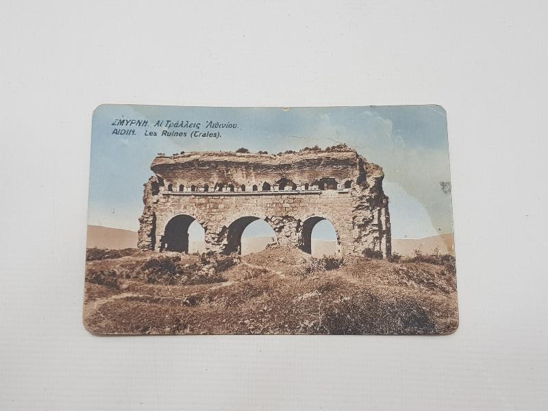 YUNAN İŞGALİ DÖNEMİ AYDIN KARTPOSTALI 