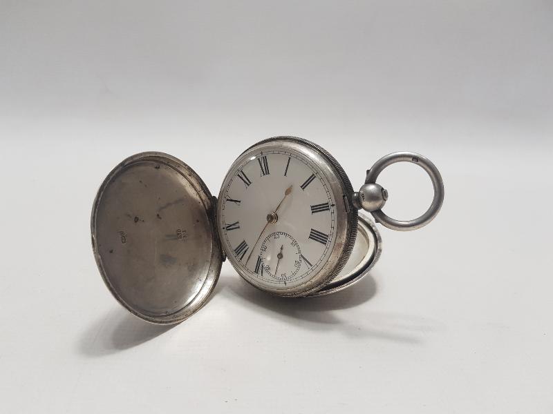 1850'LERDEN NADİR GÜMÜŞ VERGE FUSEE CEP SAATİ 