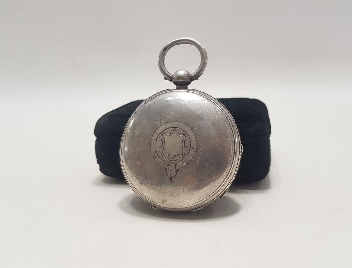 1850'LERDEN NADİR GÜMÜŞ VERGE FUSEE CEP SAATİ 