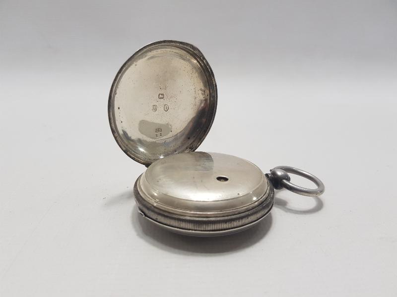 1850'LERDEN NADİR GÜMÜŞ VERGE FUSEE CEP SAATİ 