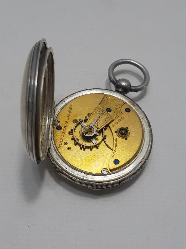 1850'LERDEN NADİR GÜMÜŞ VERGE FUSEE CEP SAATİ 