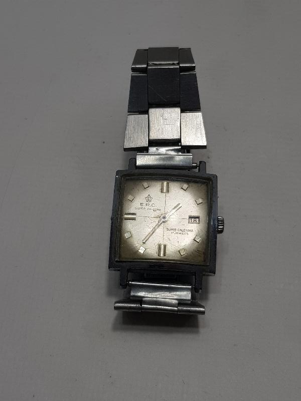 E.R.C. MARKA KURMALI ERKEK KOL SAATİ 