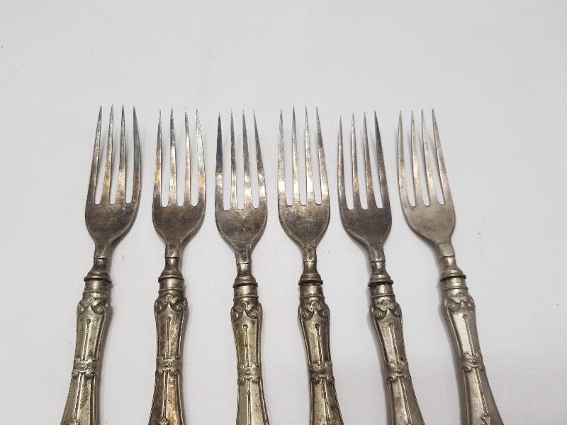 GÜMÜŞ KAPLAMA ÇATAL SETİ 