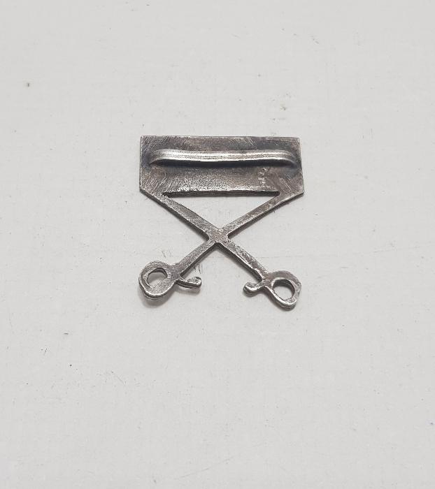 OSMANLI DÖNEMİ 1332 TARİHLİ GÜMÜŞ KILIÇLI MADALYA ASKISI