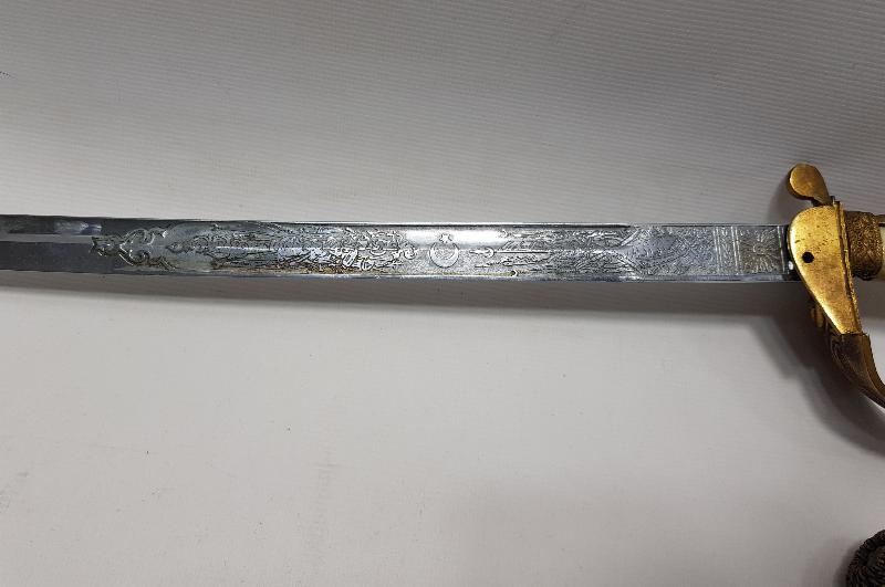 OSMANLI DÖNEMİ ASLAN BAŞLI NADİR DENİZCİ PAŞA KILICI