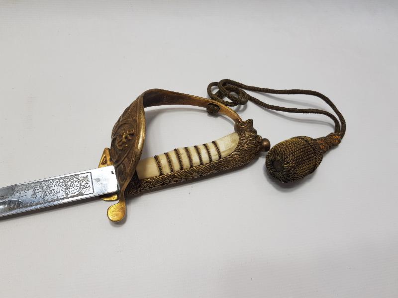 OSMANLI DÖNEMİ ASLAN BAŞLI NADİR DENİZCİ PAŞA KILICI