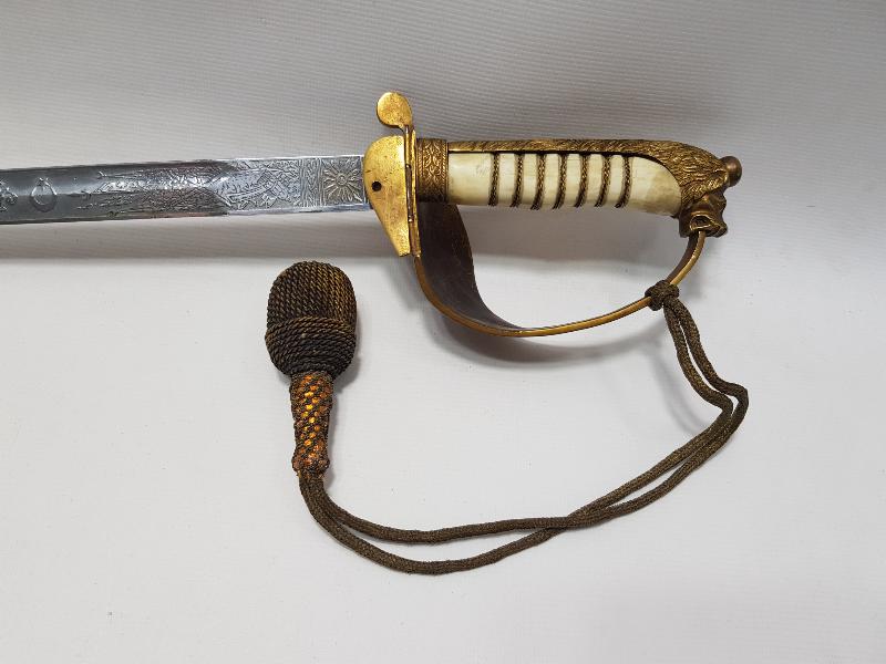 OSMANLI DÖNEMİ ASLAN BAŞLI NADİR DENİZCİ PAŞA KILICI