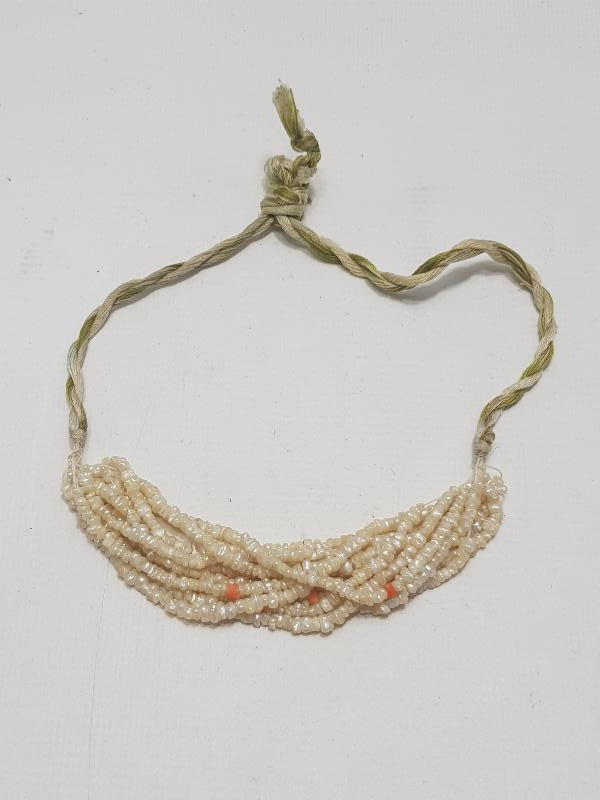 OSMANLI DÖNEMİ MERCANLI KUM İNCİ ÇOCUK GERDANLIĞI