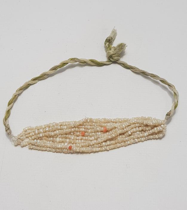 OSMANLI DÖNEMİ MERCANLI KUM İNCİ ÇOCUK GERDANLIĞI