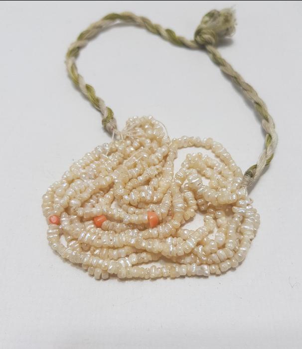 OSMANLI DÖNEMİ MERCANLI KUM İNCİ ÇOCUK GERDANLIĞI