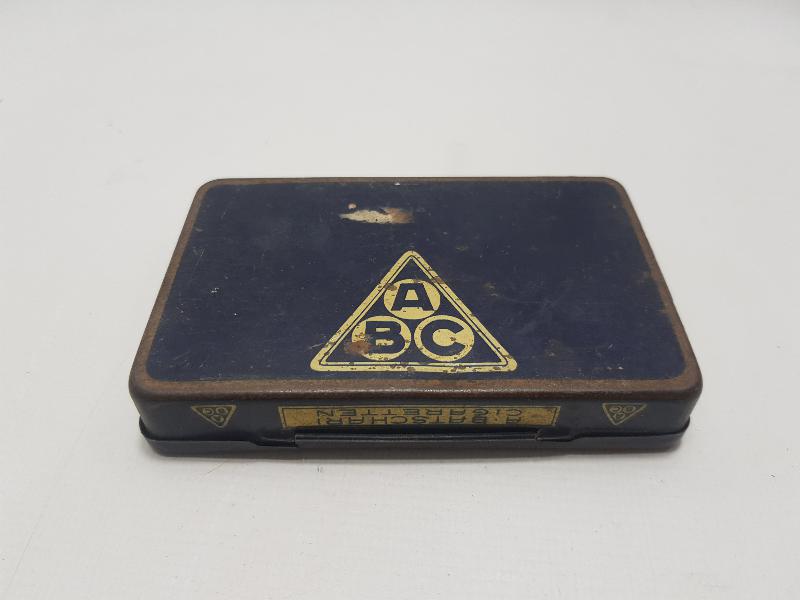 OSMANLI DÖNEMİ MERCEDES MARKA TENEKE SİGARA KUTUSU