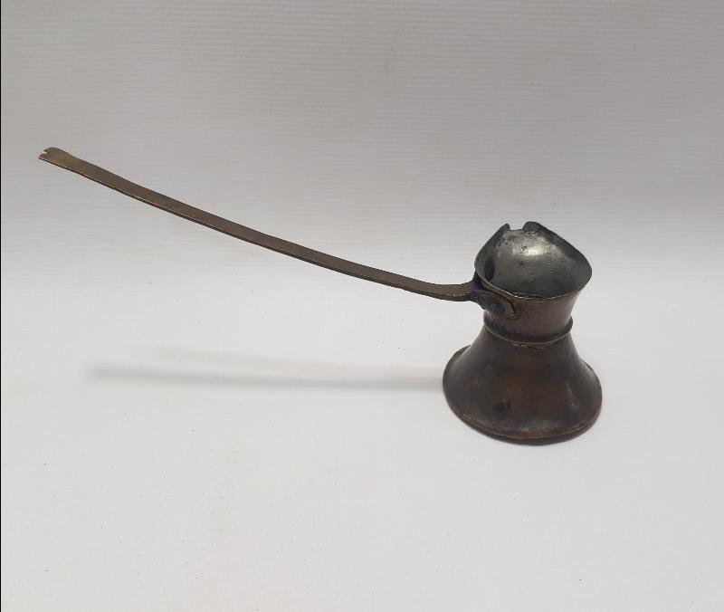 OSMANLICA DAMGALI BAKIR KAHVE CEZVESİ