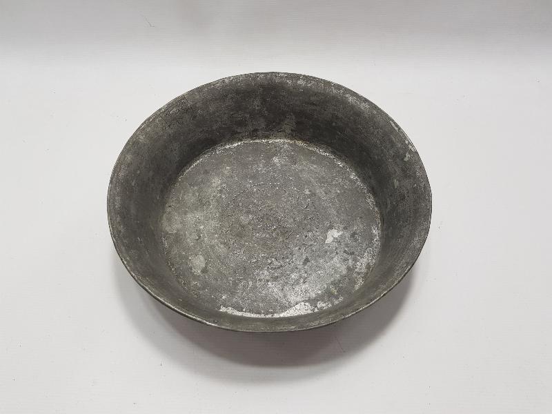 OSMANLICA SAHİBİ AYŞE HATUN YAZILI BAKIR TABAK 