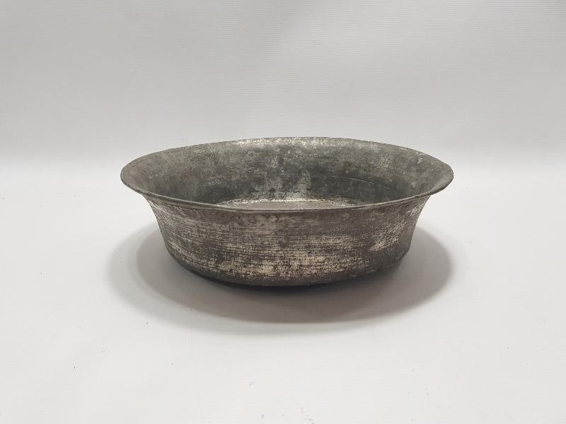 OSMANLICA SAHİBİ AYŞE HATUN YAZILI BAKIR TABAK 