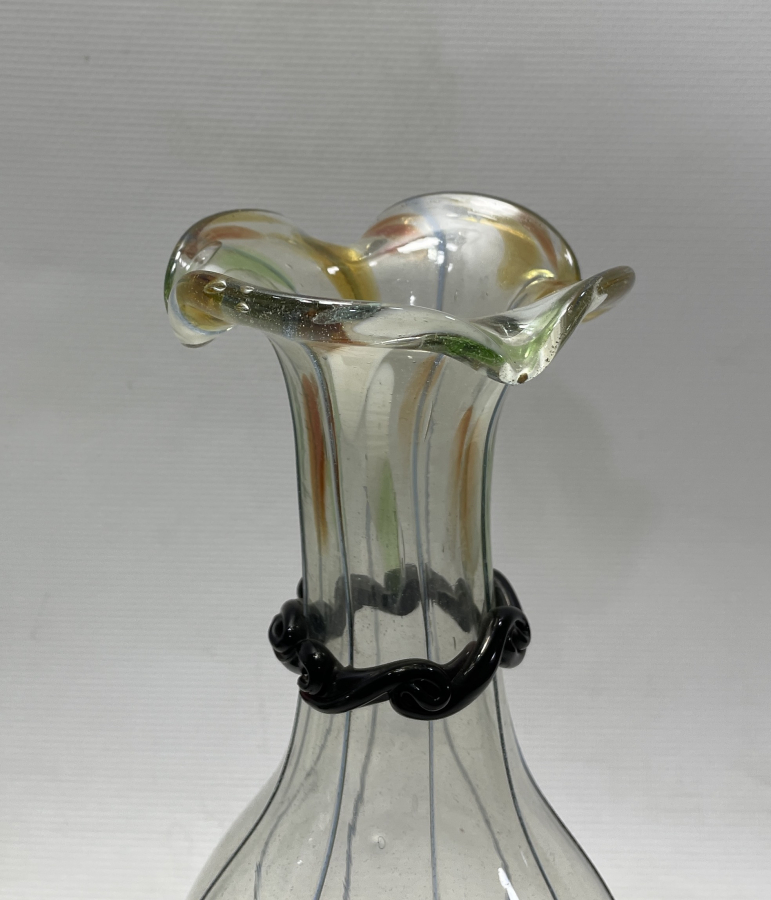 1900 BAŞLARI KOPARMA İŞÇİLİKLİ MURANO VAZO