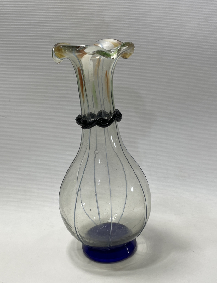 1900 BAŞLARI KOPARMA İŞÇİLİKLİ MURANO VAZO