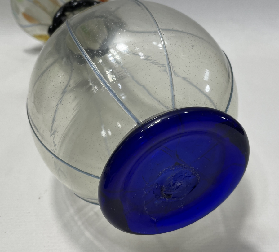 1900 BAŞLARI KOPARMA İŞÇİLİKLİ MURANO VAZO