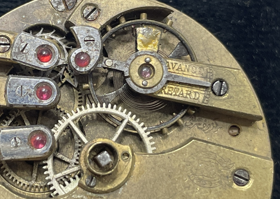 OSMANLI DÖNEMİ CEP SAATİ MEKANİZMASI VE KADRANI