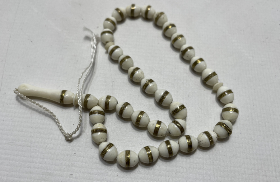 ÜZERİ İŞLEMELİ KEMİK TESBİH