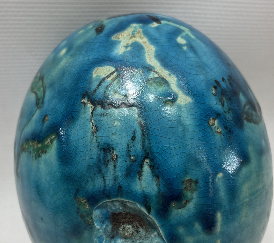 OSMANLI DÖNEMİ ÇOK NADİR RUM İŞİ BÜYÜK BOY KÜTAHYA ASKI TOPU