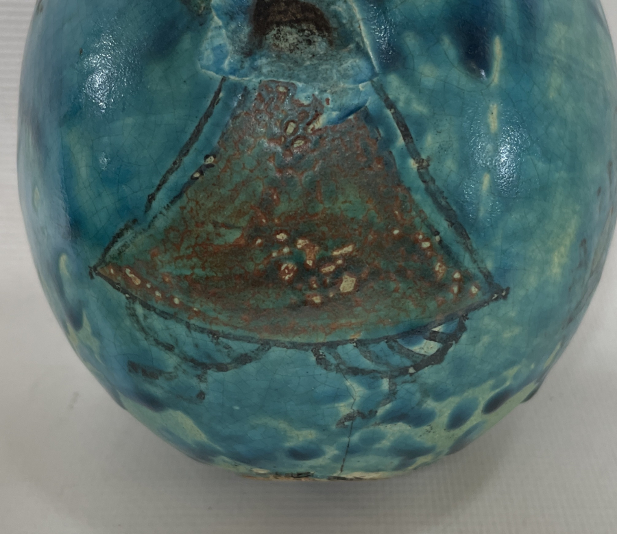 OSMANLI DÖNEMİ ÇOK NADİR RUM İŞİ BÜYÜK BOY KÜTAHYA ASKI TOPU