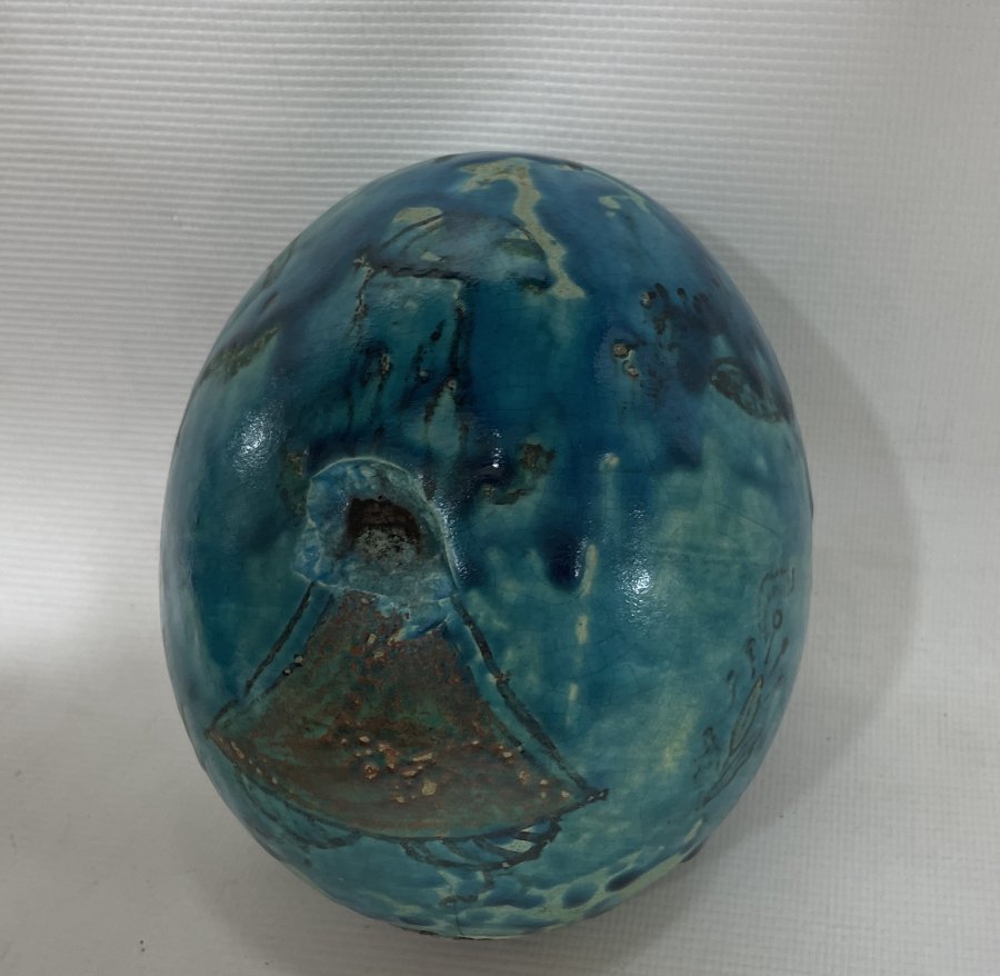 OSMANLI DÖNEMİ ÇOK NADİR RUM İŞİ BÜYÜK BOY KÜTAHYA ASKI TOPU