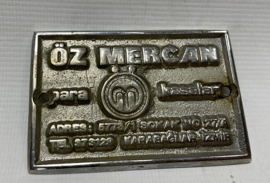 ANTİKA İZMİR İŞİ PARA KASASI AMBLEMİ