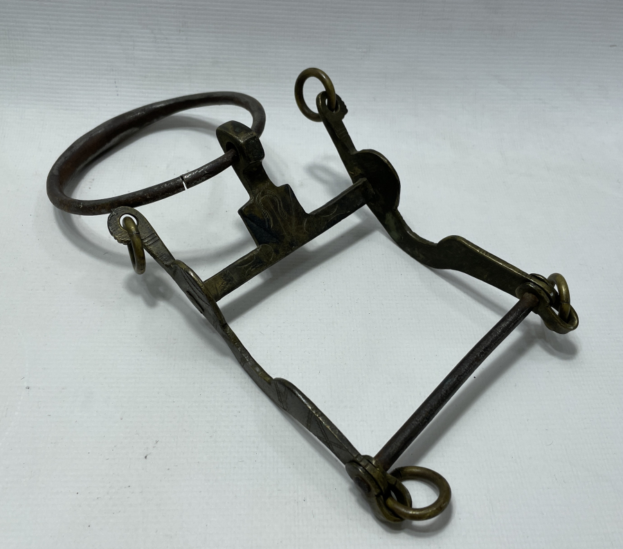 OSMANLI DÖNEMİ ÇOK NADİR ÇERKES İŞİ BOY AMBLEMLİ AT GEMİ