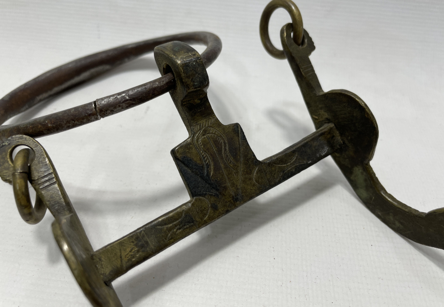 OSMANLI DÖNEMİ ÇOK NADİR ÇERKES İŞİ BOY AMBLEMLİ AT GEMİ