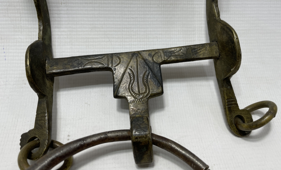 OSMANLI DÖNEMİ ÇOK NADİR ÇERKES İŞİ BOY AMBLEMLİ AT GEMİ