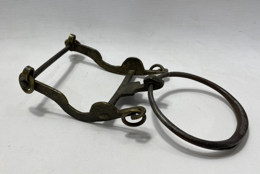 OSMANLI DÖNEMİ ÇOK NADİR ÇERKES İŞİ BOY AMBLEMLİ AT GEMİ