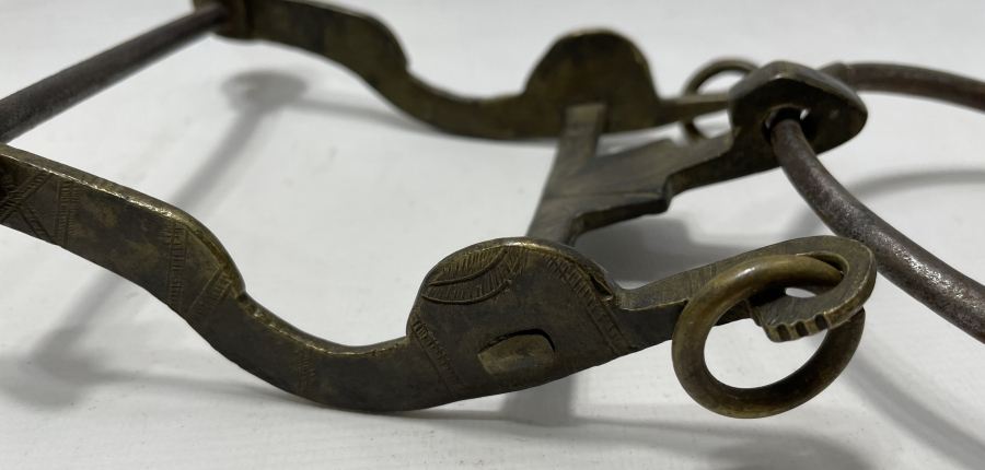 OSMANLI DÖNEMİ ÇOK NADİR ÇERKES İŞİ BOY AMBLEMLİ AT GEMİ