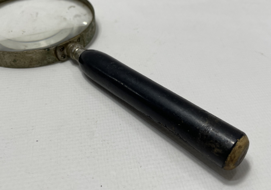 SAPI KİRAZ AĞACINDAN MAMUL ANTİKA BÜYÜTEÇ