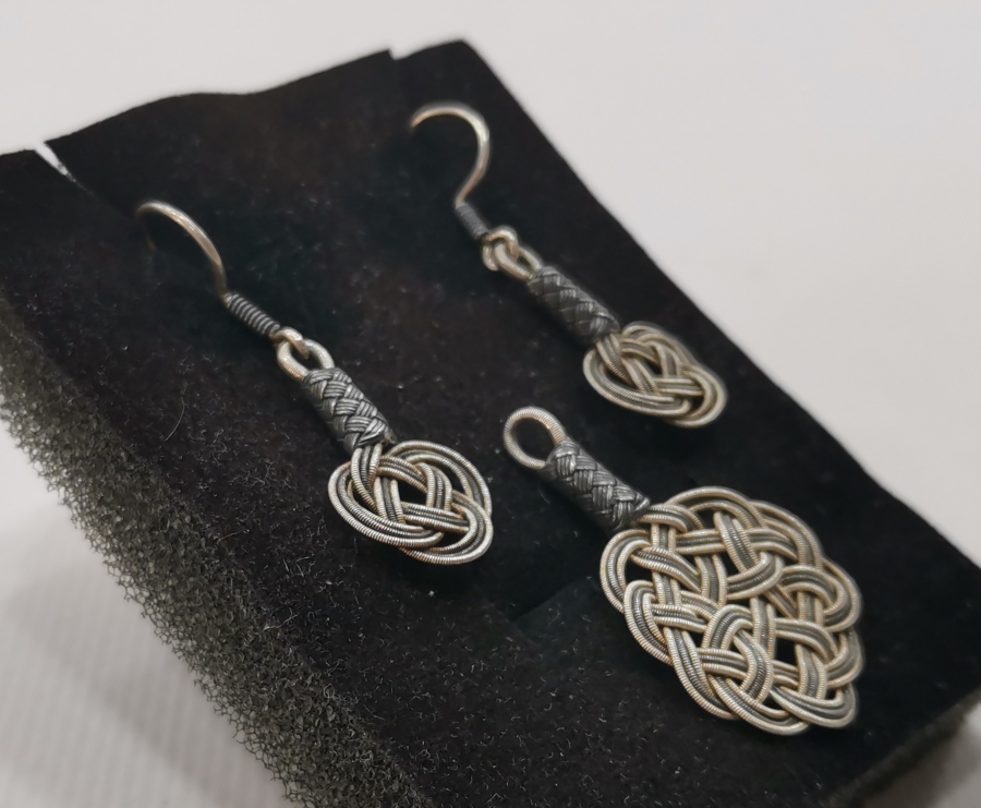 TRABZON İŞİ GÜMÜŞ KAZAZ TAKI SETİ