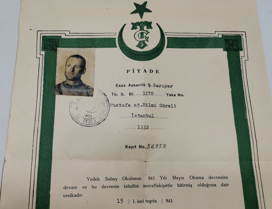 1941 TARİHLİ SUBAY DİPLOMASI