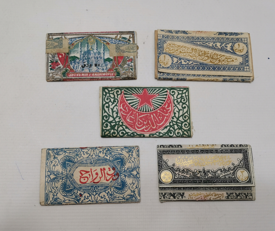 OSMANLI DÖNEMİ SİGARA KAĞITLARI LOTU