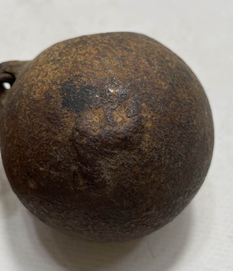 1. DÜNYA SAVAŞI DÖNEMİ ÜZERİ YAZILI İÇİ BOŞ EL BOMBASI