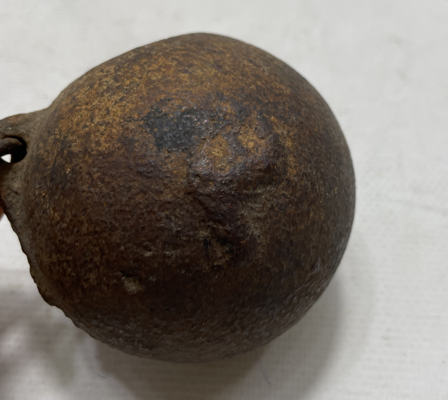 1. DÜNYA SAVAŞI DÖNEMİ ÜZERİ YAZILI İÇİ BOŞ EL BOMBASI