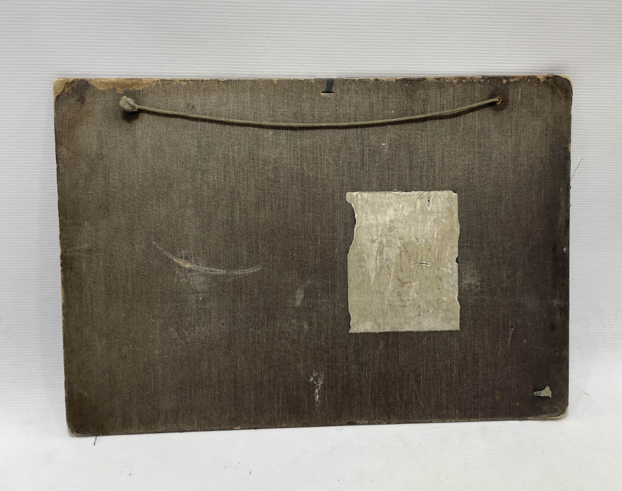 HAZRETİ ALİ'NİN KENDİ CENAZESİNİ TAŞIMASI KONULU ÇOK NADİR EL BOYAMA TEKKE İŞİ PANO