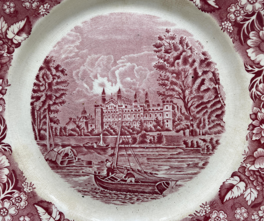 İNGİLİZLERİN OSMANLI PAZARI İÇİN YAPTIĞI PORSELEN TABAK